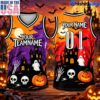 Personalized Halloween Horror Basketball Jersey, Custom Gray Black-neon Green 3d