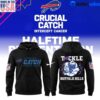 Buffalo Bills Crucial Catch Intercept Cancer Tackle Hoodie
