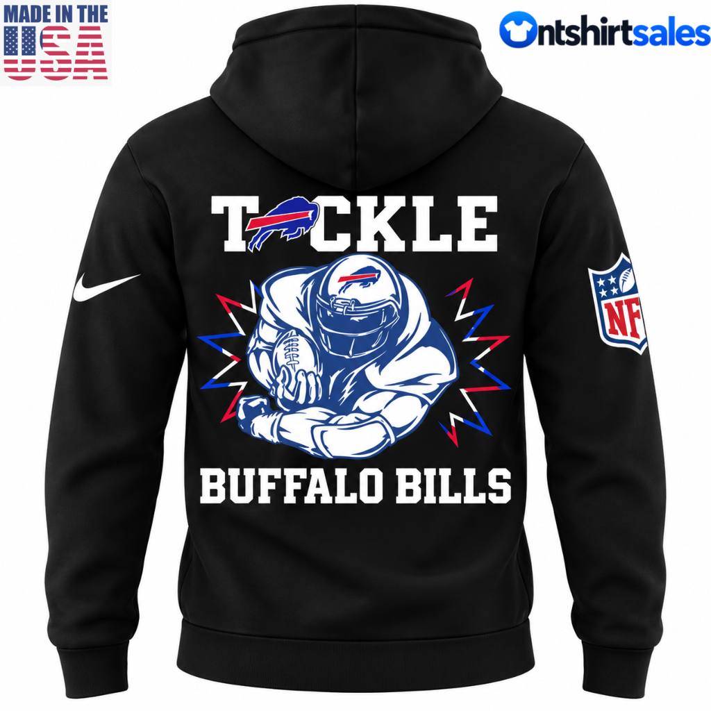 Buffalo Bills Crucial Catch Intercept Cancer Tackle Hoodie Buffalo Bills Crucial Catch Intercept Cancer Tackle Hoodie