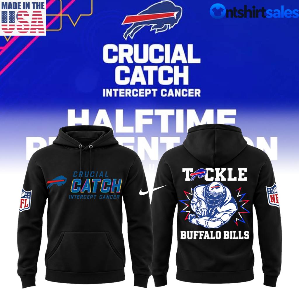 Buffalo Bills Crucial Catch Intercept Cancer Tackle Hoodie 4 Buffalo Bills Crucial Catch Intercept Cancer Tackle Hoodie
