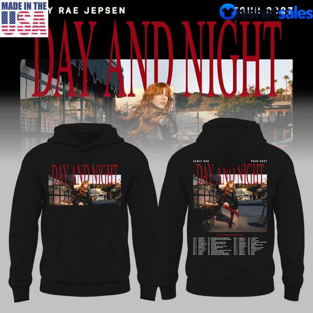 Carly Rae Jepsen Day and Night Hoodie, Tour 2027 Music Graphic Apparel 4 Carly Rae Jepsen Day and Night Hoodie Tour 2027 Music Graphic Apparel