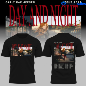 Carly Rae Jepsen Day and Night T-Shirt, Tour 2027 Music Graphic Apparel