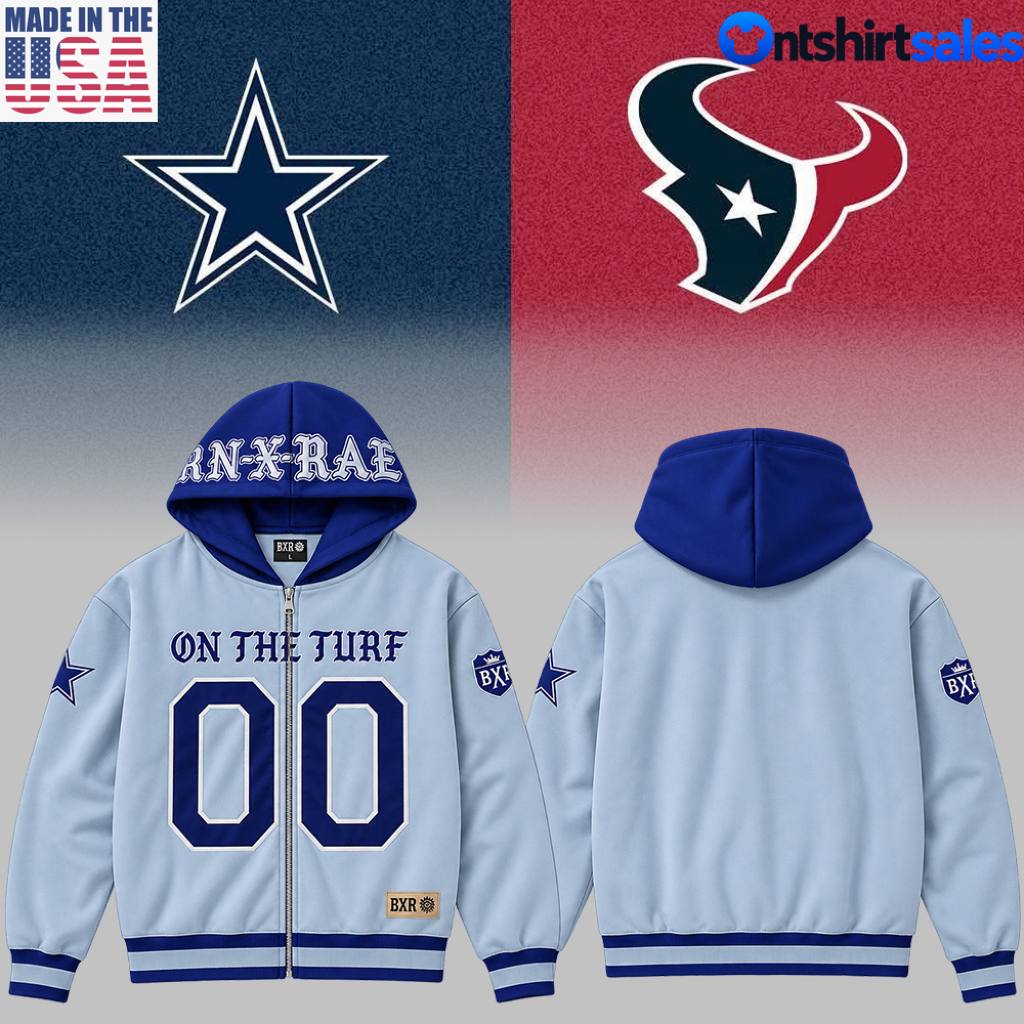 Dallas Cowboys Born X Raised On The Turf Hoodie 3 Dallas Cowboys Born X Raised On The Turf Hoodie