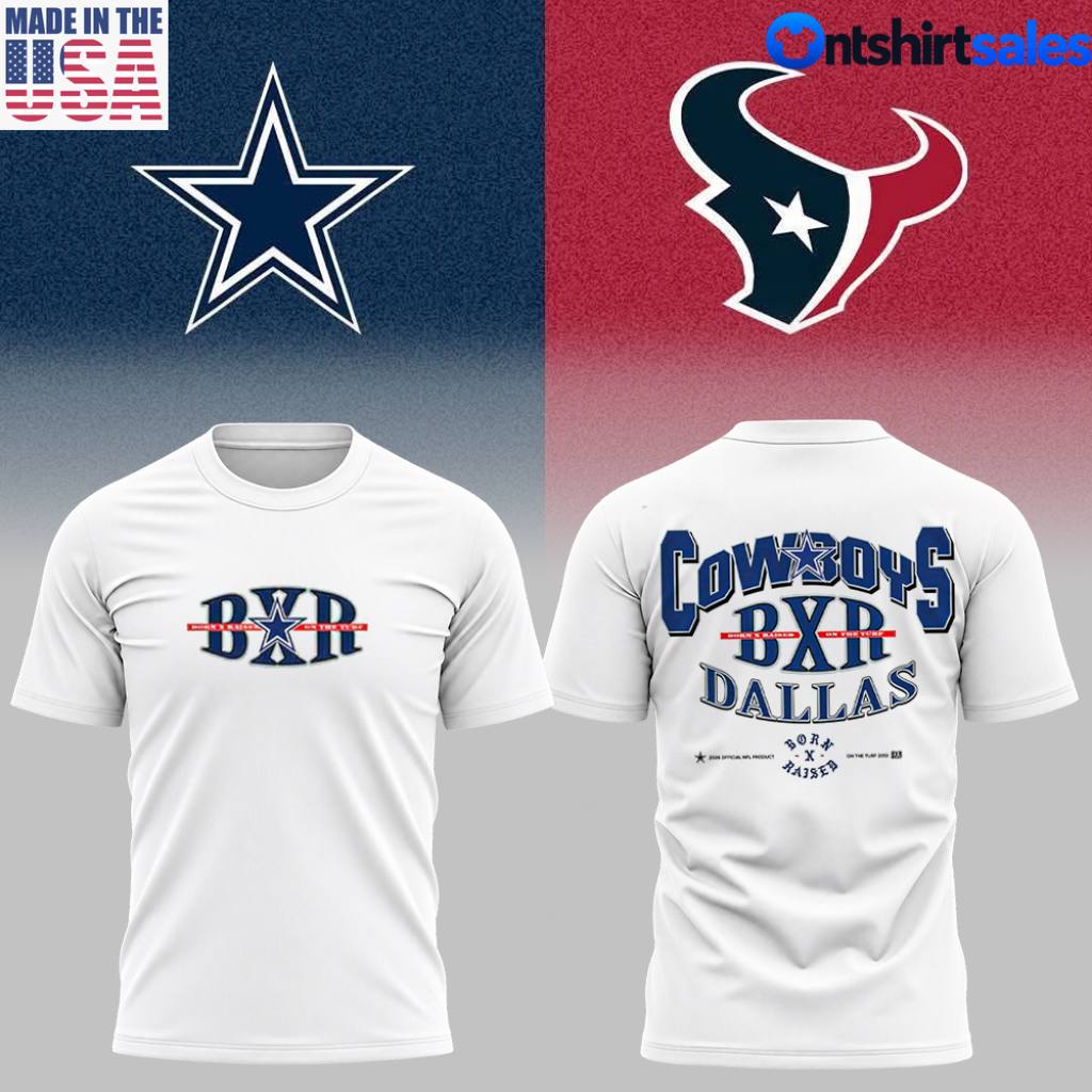 Dallas Cowboys Born X Raised T-Shirt 3 Dallas Cowboys Born X Raised T Shirt 1
