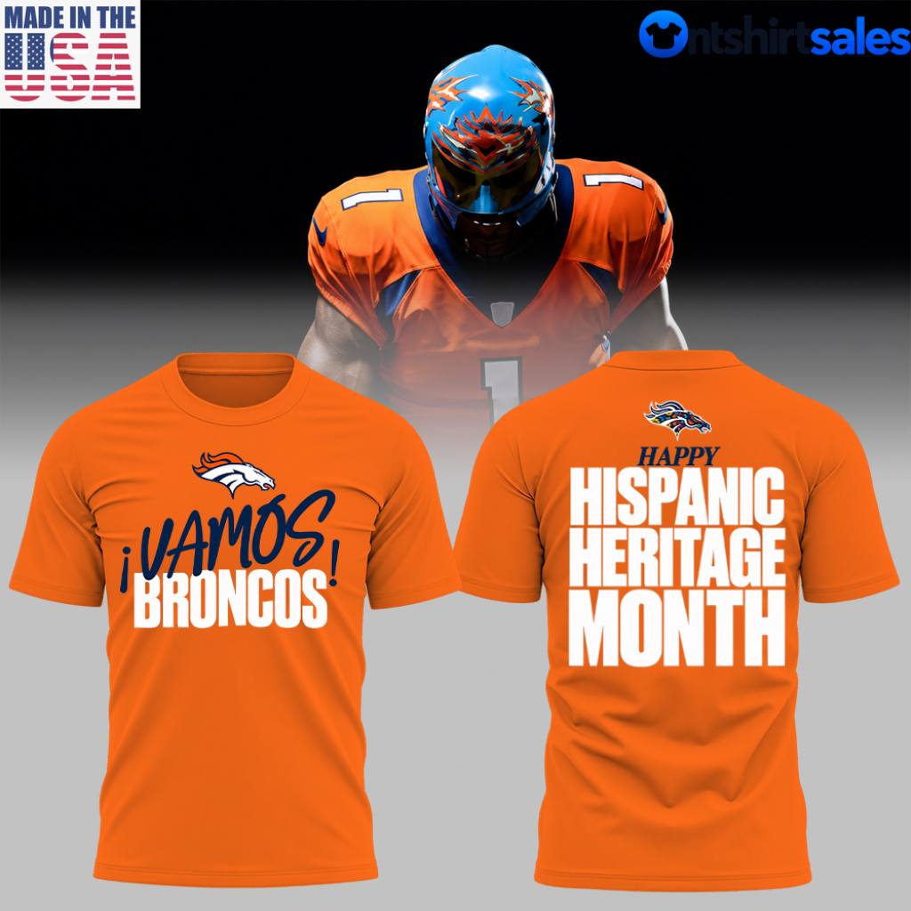 Denver Broncos Hispanic Heritage Month 2026 T-Shirt 5 Denver Broncos Hispanic Heritage Month 2026 T Shirt
