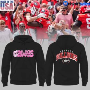 Georgia Bulldogs 2026 Breast Cancer Awareness Hoodie
