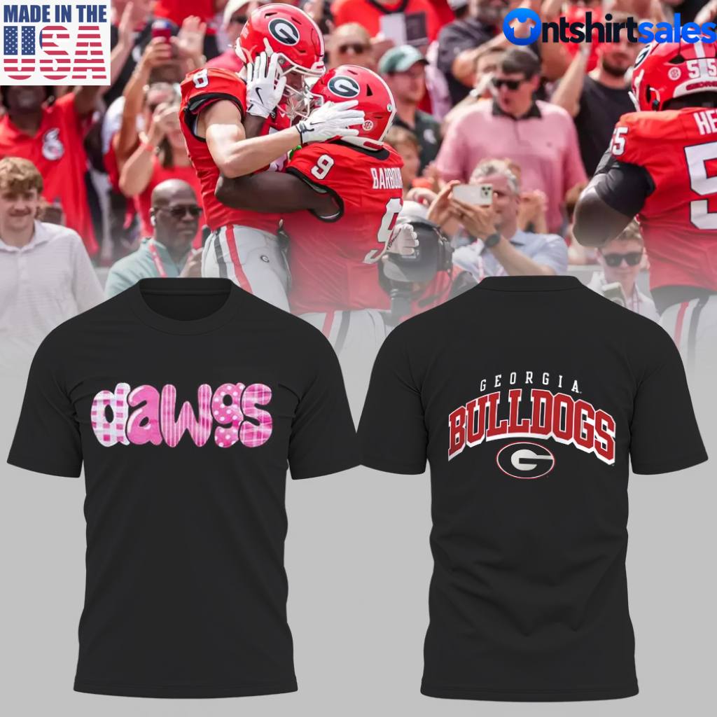 Georgia Bulldogs 2026 Breast Cancer Awareness Hoodie Georgia Bulldogs 2026 Breast Cancer Awareness Hoodie