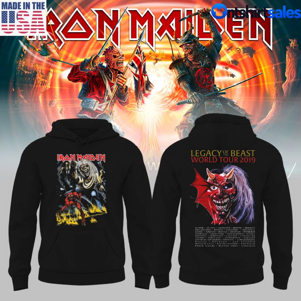 Iron Maiden Legacy Of The Beast World Tour 2019 Graphic Hoodie 4 Iron Maiden Legacy Of The Beast World Tour 2019 Graphic Hoodie