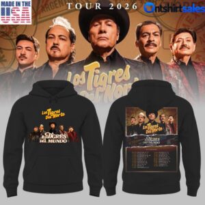 Los Tigres Del Norte Los Tigres Del Mundo Tour 2026 2027 Hoodie