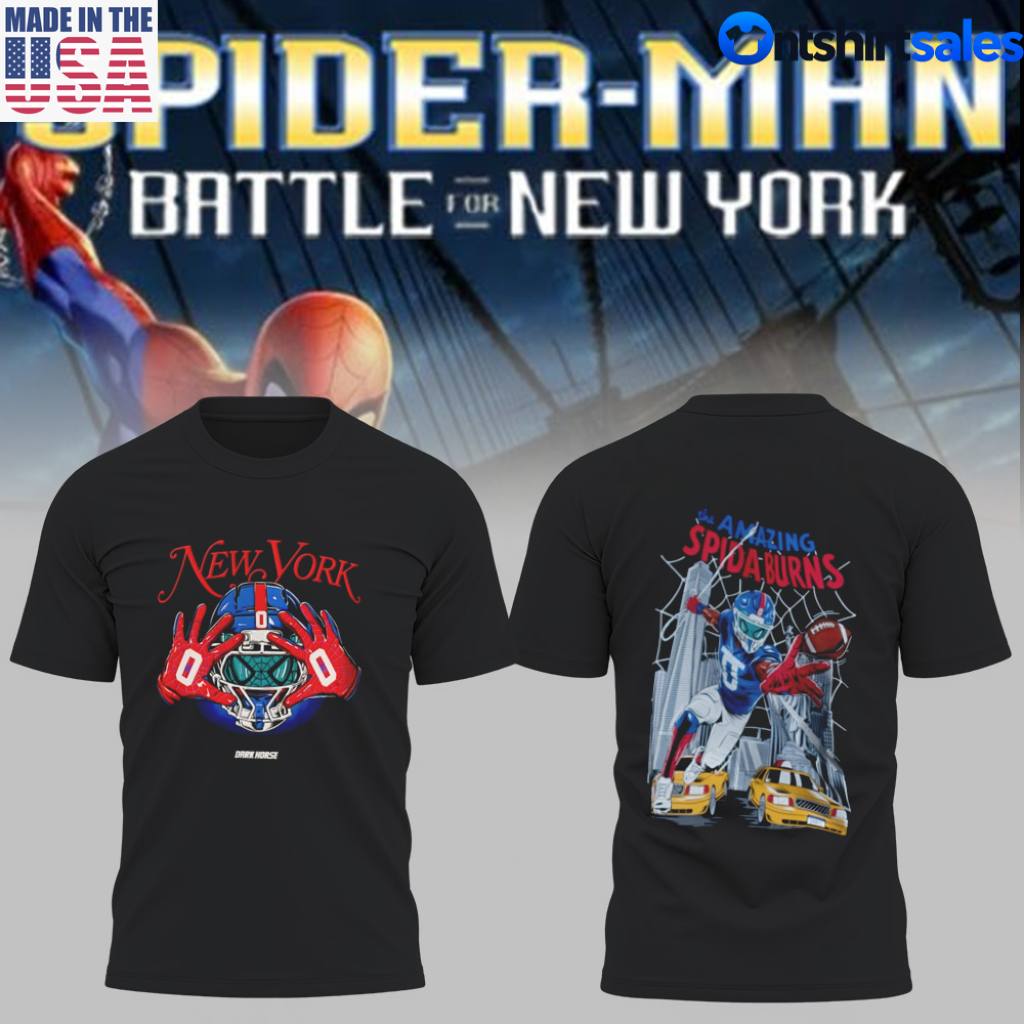 New York Dark Horse Football Helmet & Spider Man Gloves Hoodie New York Dark Horse Football Helmet & Spider Man Gloves Hoodie
