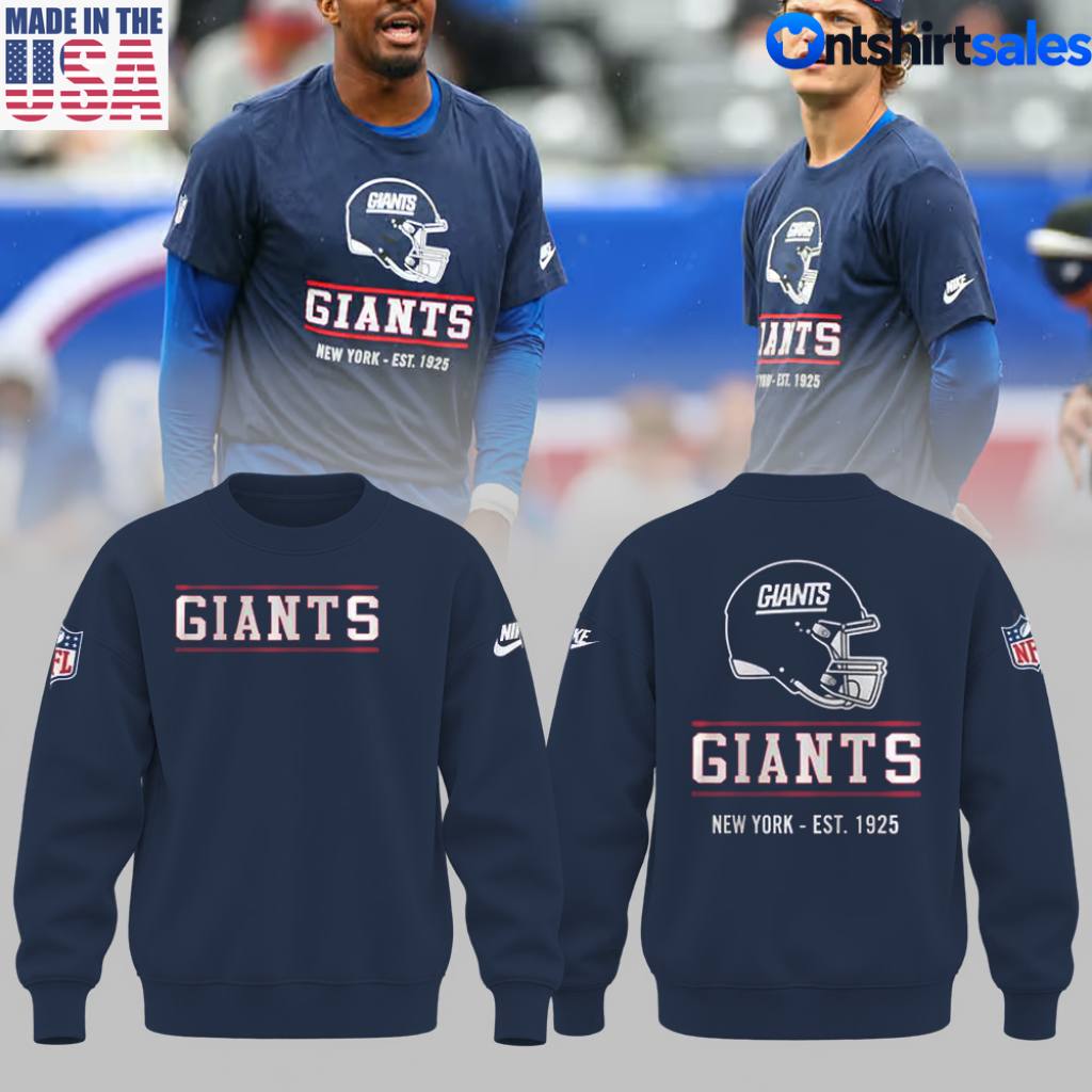 New York Giants Football Helmet Hoodie New York Giants Football Helmet Hoodie