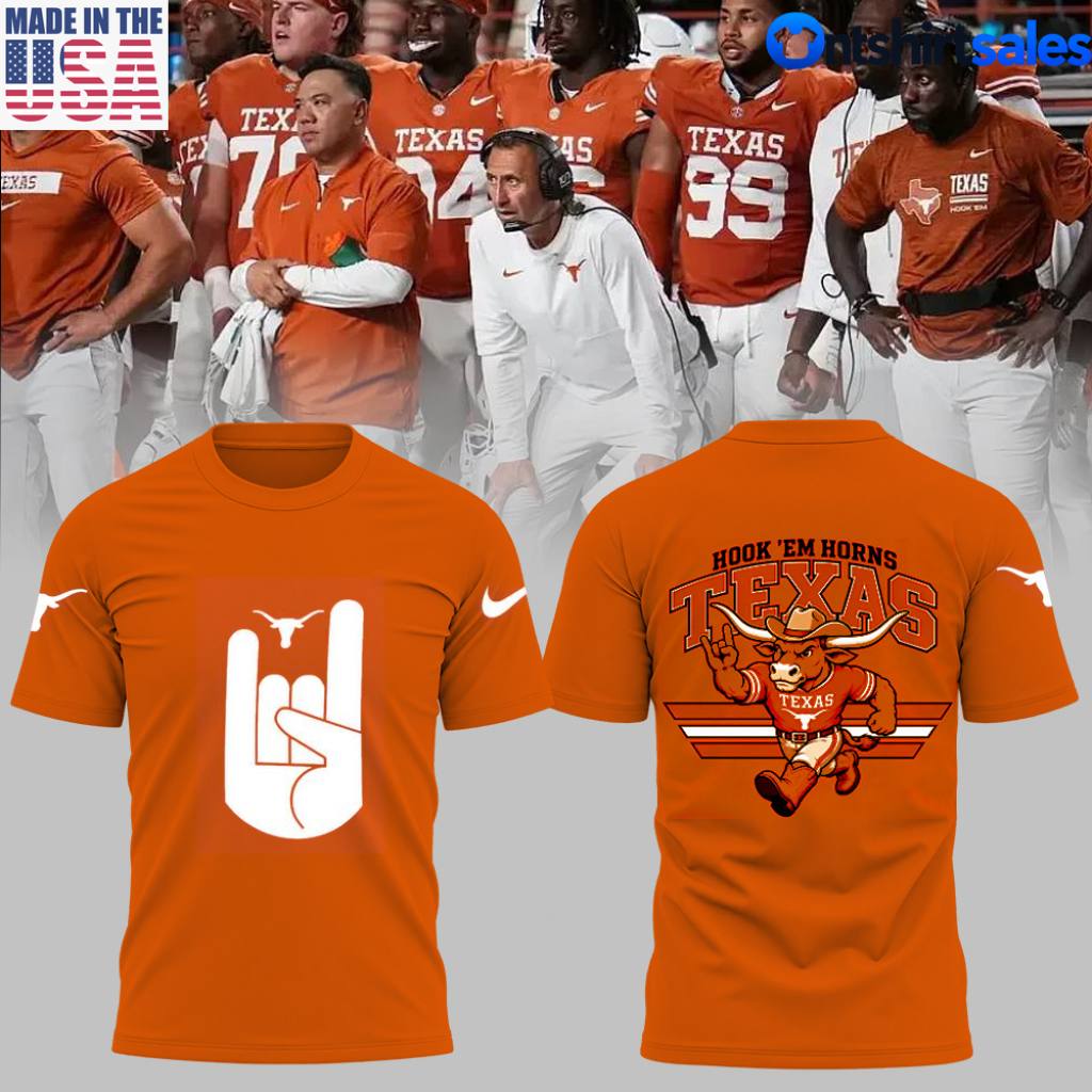 Texas Longhorns Hook ‘Em Sign Burnt Orange Hoodie Texas Longhorns Hook ‘Em Sign Burnt Orange Hoodie