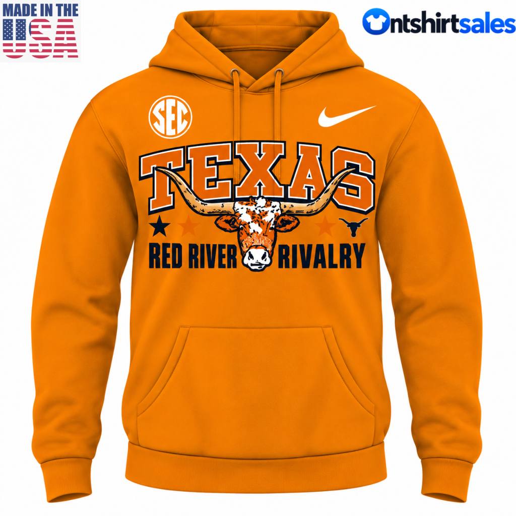 Texas Longhorns Red River Rivalry 2026 Football Pullover Hoodie Texas Longhorns Red River Rivalry 2026 Football Pullover Hoodie