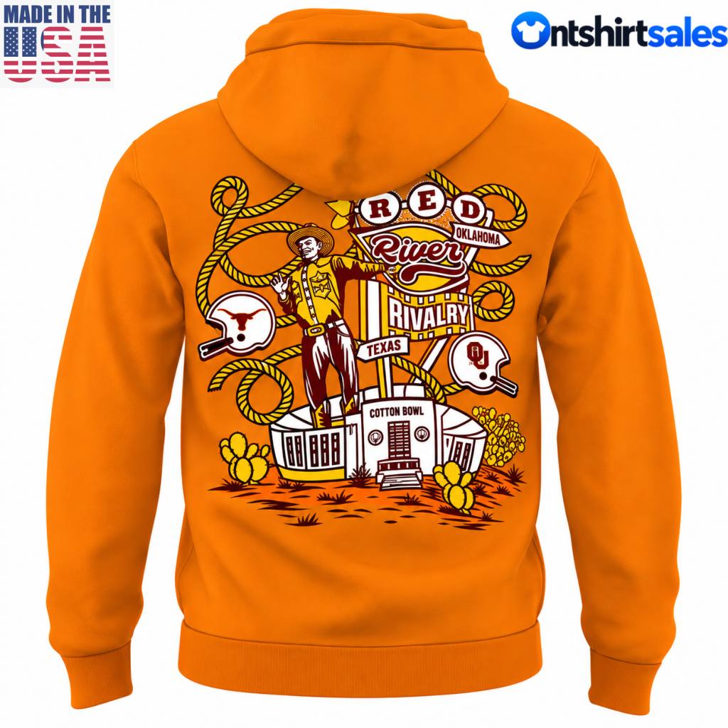 Texas Longhorns Red River Rivalry 2026 Football Pullover Hoodie Texas Longhorns Red River Rivalry 2026 Football Pullover Hoodie