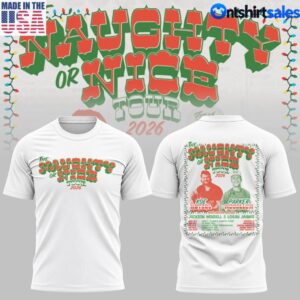The Naughty Or Nice Tour Country Tour 2026 T-Shirt